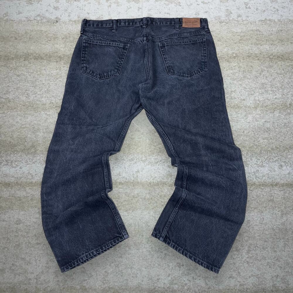 Vintage Y2K Pendleton Jeans 40x30 Straight Fit Smoke Black Denim Essential